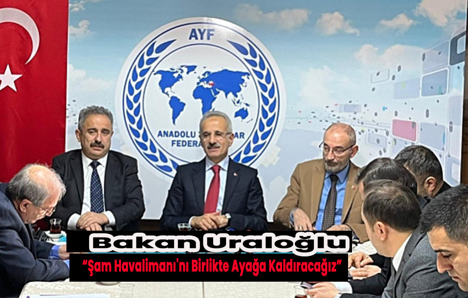 Bakan Uraloğlu: Şam Havalimanı'nı Birlikte Ayağa Kaldıracağız