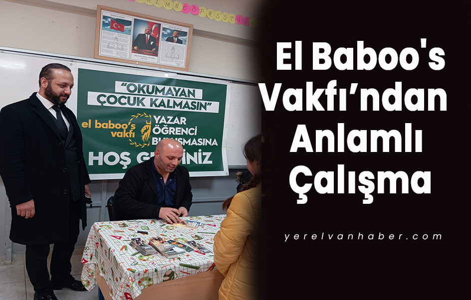 El Baboo's Vakfı'ndan Anlamlı Çalışma