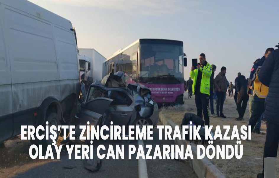 Erciş’te Feci Kaza: Can Pazarı Yaşanıyor