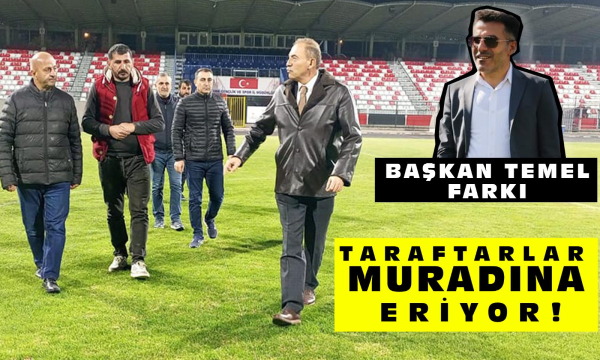 Taraftarlar muradına eriyor