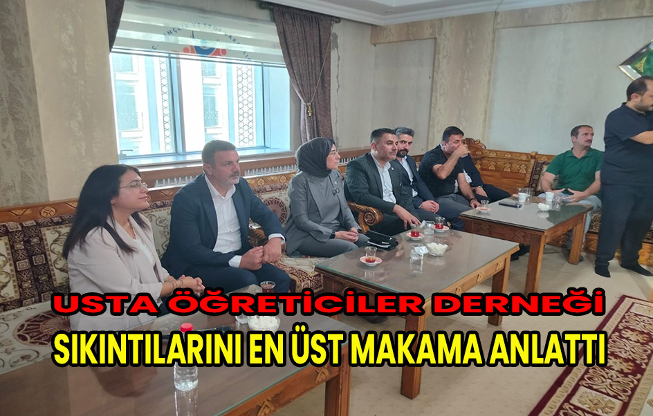 Usta Öğreticiler Derneği Sıkıntılarını Tek Tek Anlattı