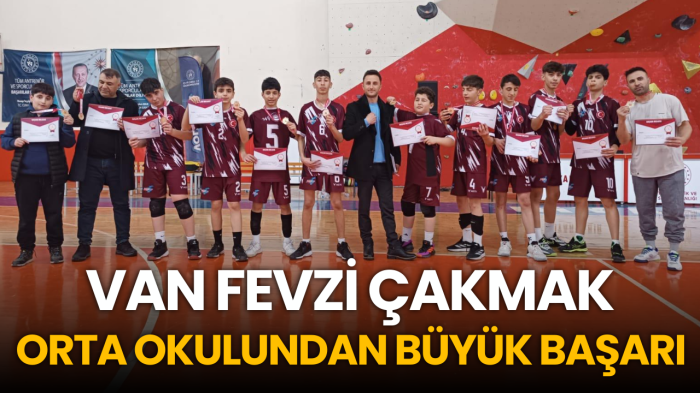 Van Fevzi Çakmak Orta Okulundan Büyük Başarı 